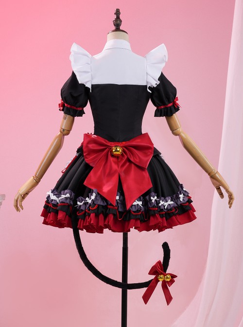 Game Wuthering Waves Fallen Wonderland Collaboration Chisa Halloween Cosplay Costume Set