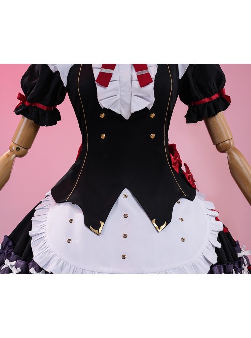 Game Wuthering Waves Fallen Wonderland Collaboration Chisa Halloween Cosplay Costume Set
