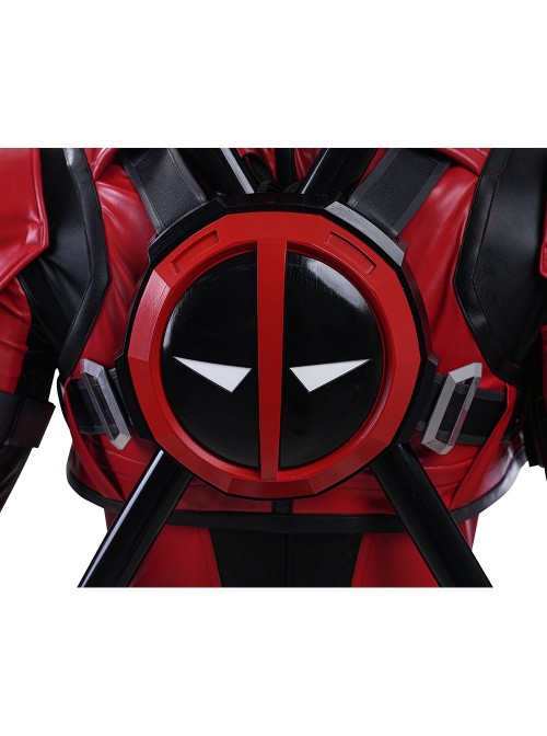 Game Marvel Rivals Deadpool Halloween Cosplay Upgraded Version Costume Set Without Helmet Without Boots Without Dual Blades Props