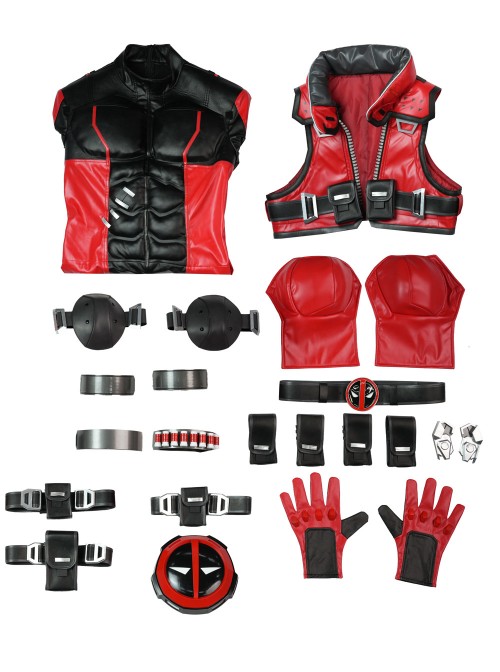 Game Marvel Rivals Deadpool Halloween Cosplay Upgraded Version Costume Set Without Helmet Without Boots Without Dual Blades Props