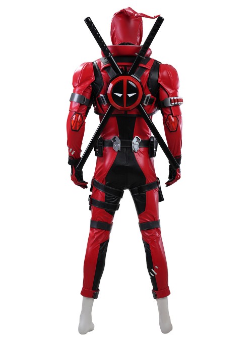 Game Marvel Rivals Deadpool Halloween Cosplay Upgraded Version Costume Set Without Helmet Without Boots Without Dual Blades Props