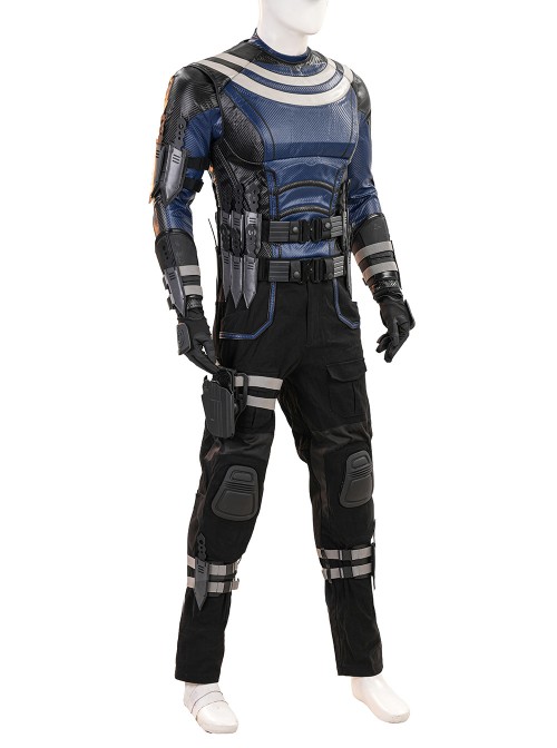 TV Drama Daredevil Born Again Season 3 Bullseye Halloween Cosplay Costume Set Without Shoes Without Helmet