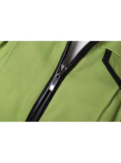 Japanese Anime Sword Art Online Asada Shino Halloween Cosplay Costume Green Jacket And Armband