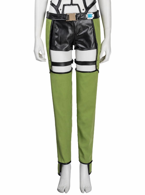 Japanese Anime Sword Art Online Asada Shino Halloween Cosplay Costume Shorts And Leg Guards Components