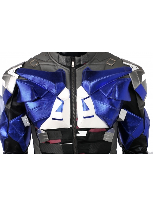 Game Batman Arkham Knight Arkham Knight Battle Suit Halloween Cosplay Costume Top And Pauldrons