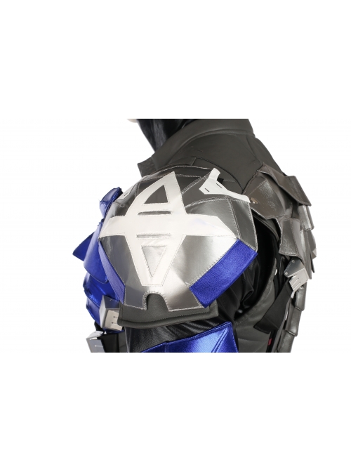 Game Batman Arkham Knight Arkham Knight Battle Suit Halloween Cosplay Costume Top And Pauldrons