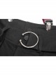 Steam Punk Female Black High Waist Pants With Braces