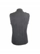 Military Uniform Style Chest Big Chinese Frog Button Black Punk Sleeveless T-Shirt