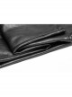 Steam Punk Female Contrast Color Belt Elastic PU Leather Skinny Pants