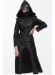Black Punk Glued Suede short Front Long Back Triangular Game Style Double-Breasted Design Women Jacket