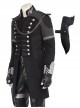 CG Movie Kingsglaive Final Fantasy XV Nyx Ulric Halloween Cosplay Costume Mid Length Black Jacket And Scabbard