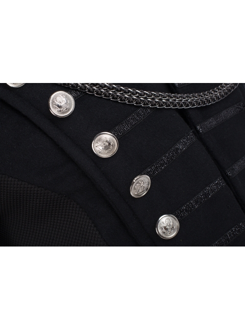 CG Movie Kingsglaive Final Fantasy XV Nyx Ulric Halloween Cosplay Costume Mid Length Black Jacket And Scabbard