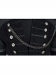 CG Movie Kingsglaive Final Fantasy XV Nyx Ulric Halloween Cosplay Costume Mid Length Black Jacket And Scabbard
