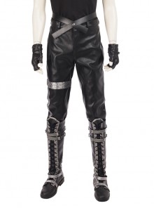 CG Movie Kingsglaive Final Fantasy XV Nyx Ulric Halloween Cosplay Costume Black Pants And Holster