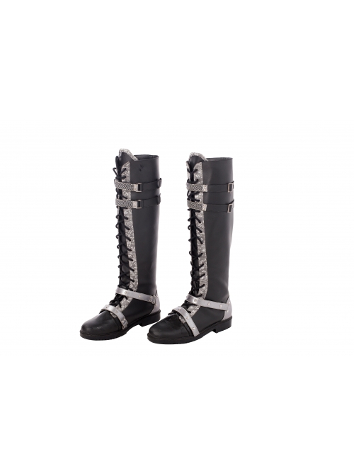 CG Movie Kingsglaive Final Fantasy XV Nyx Ulric Halloween Cosplay Costume Black Boots