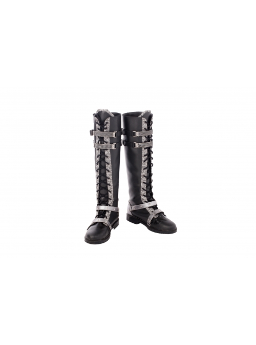 CG Movie Kingsglaive Final Fantasy XV Nyx Ulric Halloween Cosplay Costume Black Boots