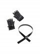 CG Movie Kingsglaive Final Fantasy XV Nyx Ulric Halloween Cosplay Accessories Black Gloves And Belt