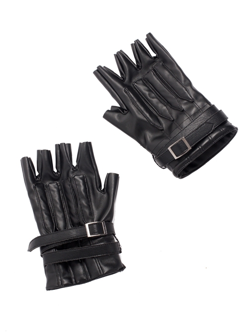 CG Movie Kingsglaive Final Fantasy XV Nyx Ulric Halloween Cosplay Accessories Black Gloves And Belt