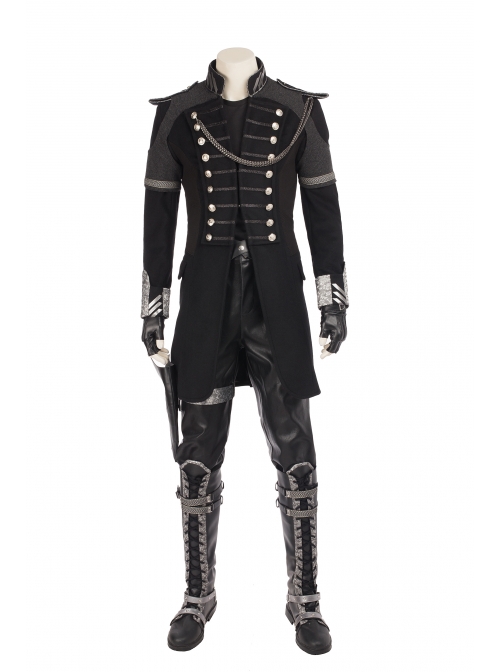 CG Movie Kingsglaive Final Fantasy XV Nyx Ulric Halloween Cosplay Accessories Black Gloves And Belt