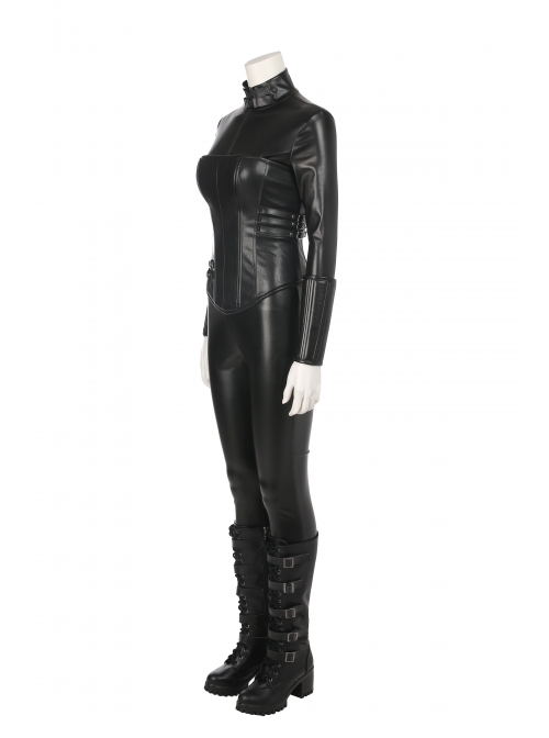 Underworld Blood Wars Selena Halloween Cosplay Costume Black Windbreaker Full Set