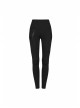 Steam Punk Female Black Elastic Bat High Waist Leggings