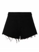 Steam Punk Female Casual Heart Belt Metal Zipper Shorts