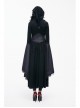 Gothic Lace Big Horn Sleeve Pointed Hat Suede Velveteen Floral Lady Tunic Voluminous Skirt wine red Satin hat black Coats