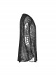 Steam Punk Male Casual Black Ripped Pullover Sweater