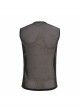 Shiny Knits Splice Armor Modeling Mesh Black Punk Vest