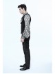 Chinese Frog Button Waist Loop Buckle Black Gothic Waistcoat