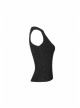 Steam Punk Female Elastic Black Cross Hollow Knitted Vest