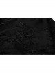 Gothic Female Retro Black Rose Lace-up Mesh Dress