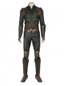 Justice League Aquaman Arthur Curry Battle Suit Halloween Cosplay Costume Full Set