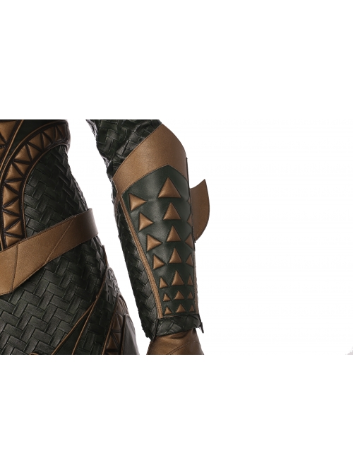 Justice League Aquaman Arthur Curry Battle Suit Halloween Cosplay Costume Full Set
