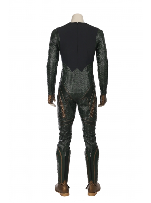 Justice League Aquaman Arthur Curry Battle Suit Halloween Cosplay Costume Full Set