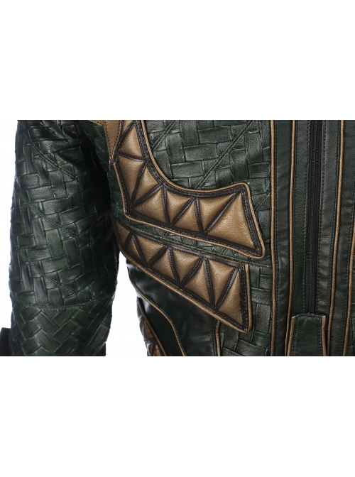 Justice League Aquaman Arthur Curry Battle Suit Halloween Cosplay Costume Full Set