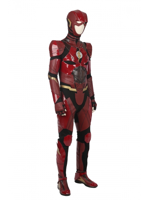 Justice League The Flash Barry Allen Halloween Cosplay Costume Full Set