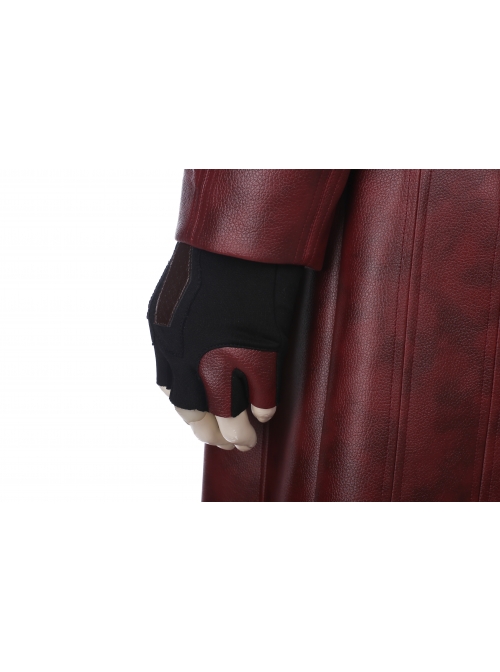Guardians Of The Galaxy Vol 2 Star-Lord Peter Jason Quill Halloween Cosplay Costume Red Long Windbreaker Full Set