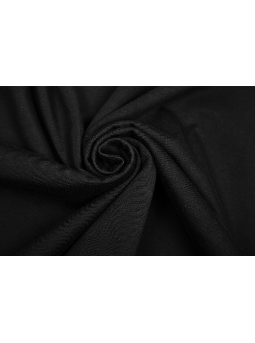 Gothic Female Black Elastic Strap Binding Close Fitting Dress