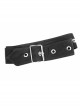 Gothic Female Black Hooded Irregular Hem Dress With Belt