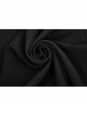 Gothic Female Black V Neck High Waist Lace Dress