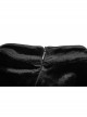 Gothic Female Dark Velvet Lace Stitching Elastic Dress