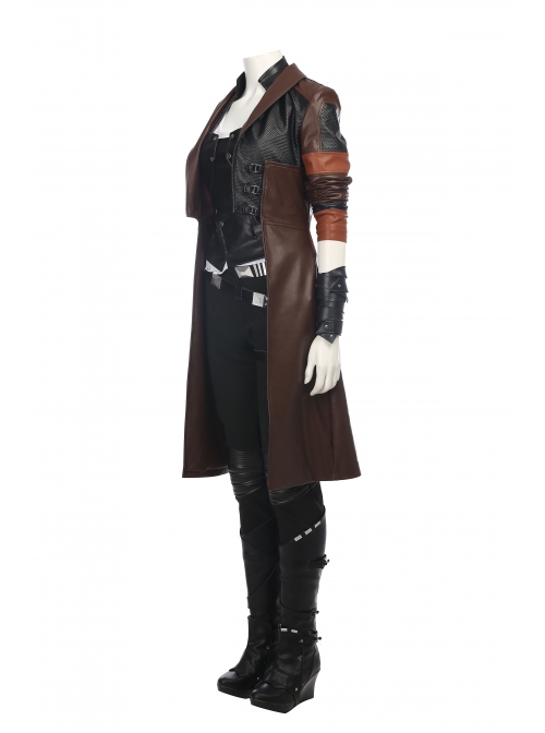 Guardians Of The Galaxy Vol 2 Gamora Halloween Cosplay Costume Battle Suit Full Set