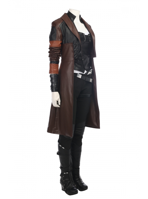 Guardians Of The Galaxy Vol 2 Gamora Halloween Cosplay Costume Battle Suit Full Set