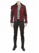 Guardians Of The Galaxy Vol 2 Star-Lord Peter Jason Quill Halloween Cosplay Costume Red Short Jacket Full Set