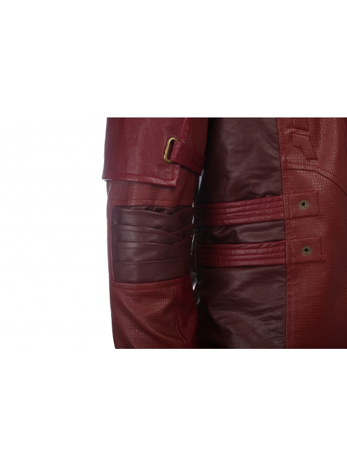 Guardians Of The Galaxy Vol 2 Star-Lord Peter Jason Quill Halloween Cosplay Costume Red Short Jacket Full Set