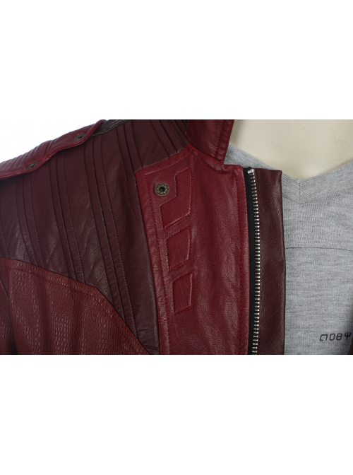 Guardians Of The Galaxy Vol 2 Star-Lord Peter Jason Quill Halloween Cosplay Costume Red Short Jacket Full Set