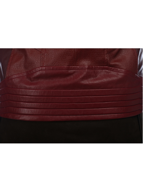 Guardians Of The Galaxy Vol 2 Star-Lord Peter Jason Quill Halloween Cosplay Costume Red Short Jacket Full Set