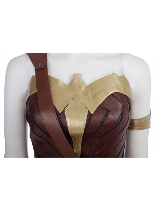 Justice League Wonder Woman Diana Prince Halloween Cosplay Costume Upgraded Version Full Set