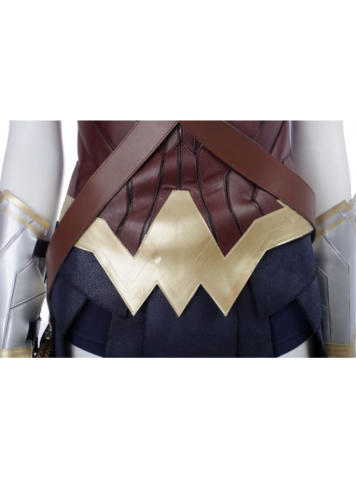 Justice League Wonder Woman Diana Prince Halloween Cosplay Costume Upgraded Version Full Set